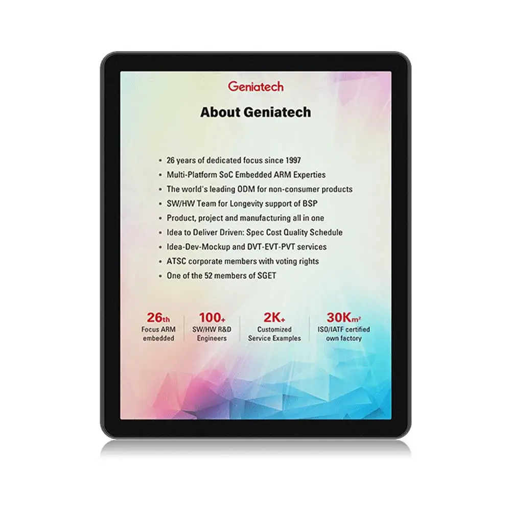 Geniatech E-reader Color 10 In - E-Ink Tablet Reader 评论和价格