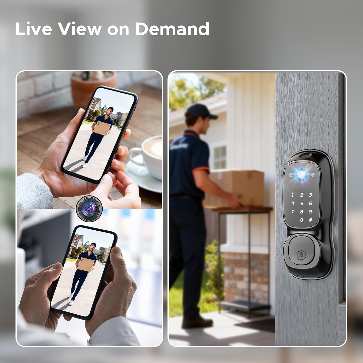 Tuya Wifi Smart Door Lock ‎Cam - Electronics & Gadgets Charging Gocable 8 In 1 Edc 100W Cable 评论和价格