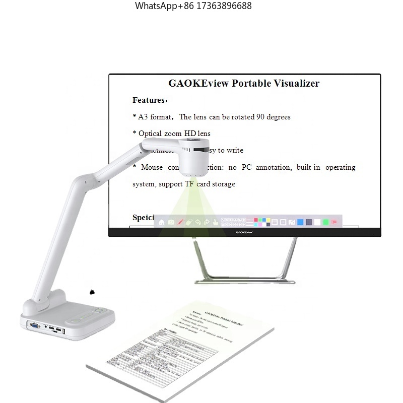 Gaoke A3A4 Mini Scanner Docume - Document Camera Visualizer 评论和价格