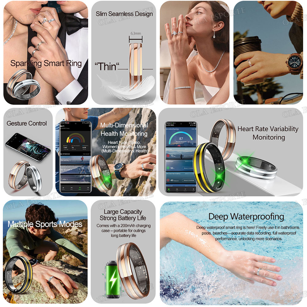 New 6.3mm Thin Smart Ring Heal - Smart Ring Health 评论和价格