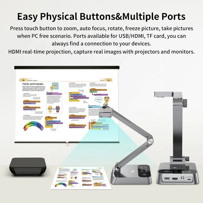 New Portable Educational Proje - Document Camera Visualizer 评论和价格