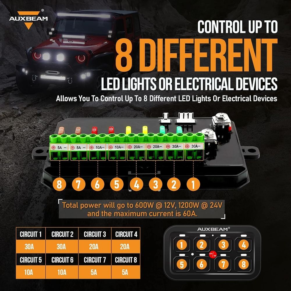8 Gang Switch Panel BA80 Autom - Electronics & Gadgets Charging Gocable 8 In 1 Edc 100W Cable 评论和价格