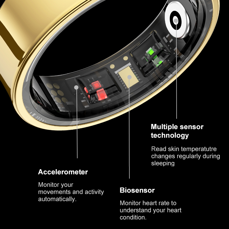R09 Smart Ring Men Women with  - Smart Ring Health 评论和价格