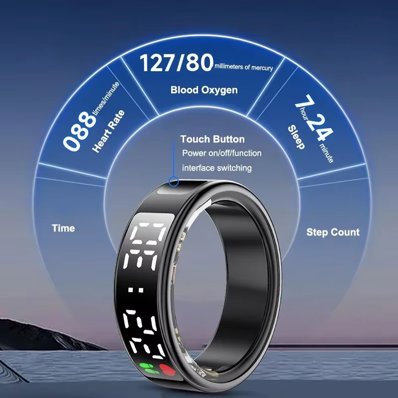 Fitness Sleep Smart Ring LED D - Smart Ring Health 评论和价格