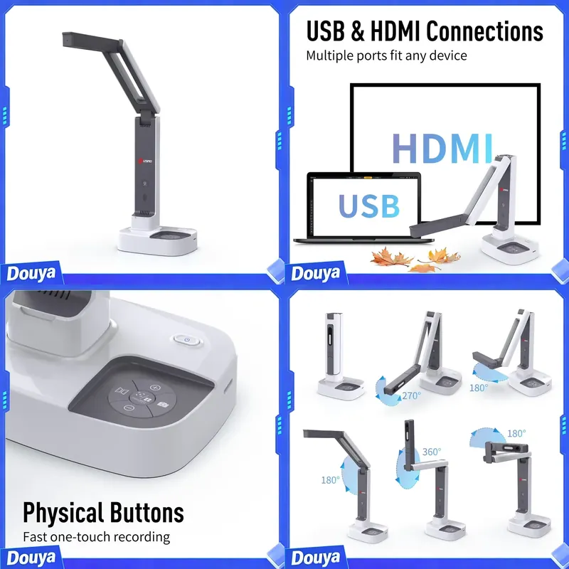 JOYUSING 2 in 1 Document Camer - Document Camera Visualizer 评论和价格